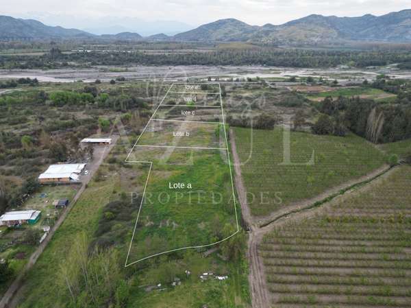 Parcelas en Coltauco 5.600 m² 100% planas rol propio