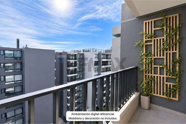Nuevo: studio, piso 9 con terraza vista norte