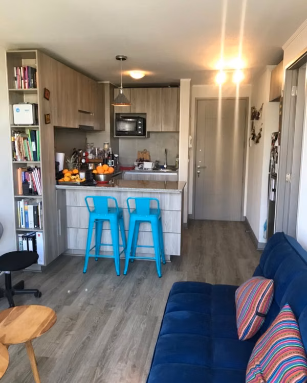 Se Vende departamento de 1 dormitorio y 1 baño con terraza