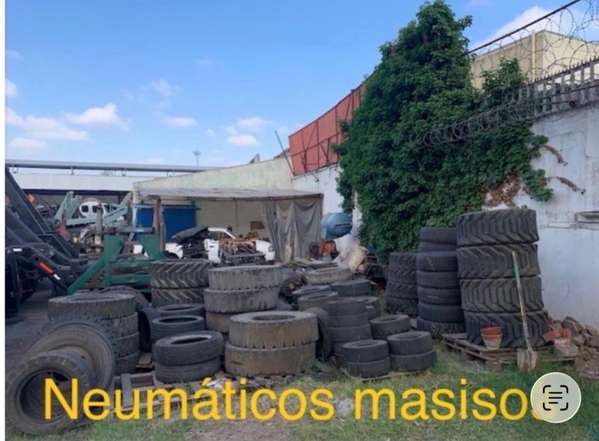 Neumáticos masisos grúas horquillas