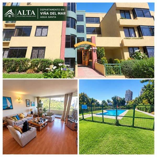 Venta 4d 3B bodega y estacionamiento/Agua Santa/Viña del Mar