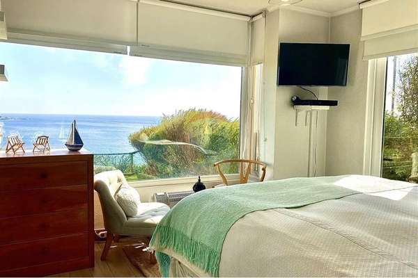 "excelente departamento amoblado con vista al mar"