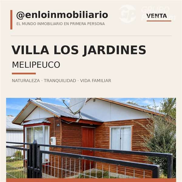Casa para Vivir Tranquilo en Melipeuco