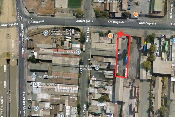 Venta terreno productivo-servicios | est. central