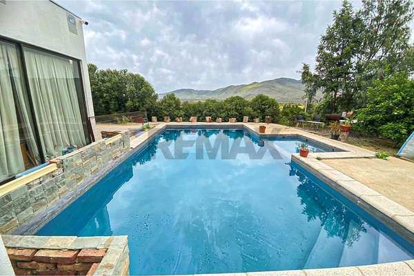 Parcela 5000m2 3d2b piscina las calerias lampa