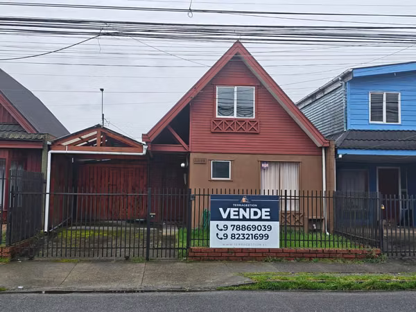 Casa 3D de 2 niveles, 95 m² – Valle Volcanes, Puerto Montt