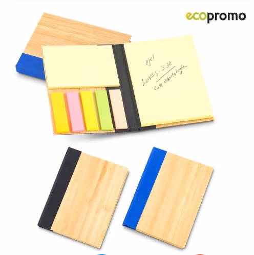 Libretas stickies cubierta en bambú