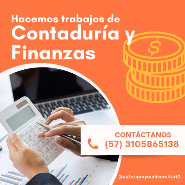 Hacen trabajos universitarios de contabilidad