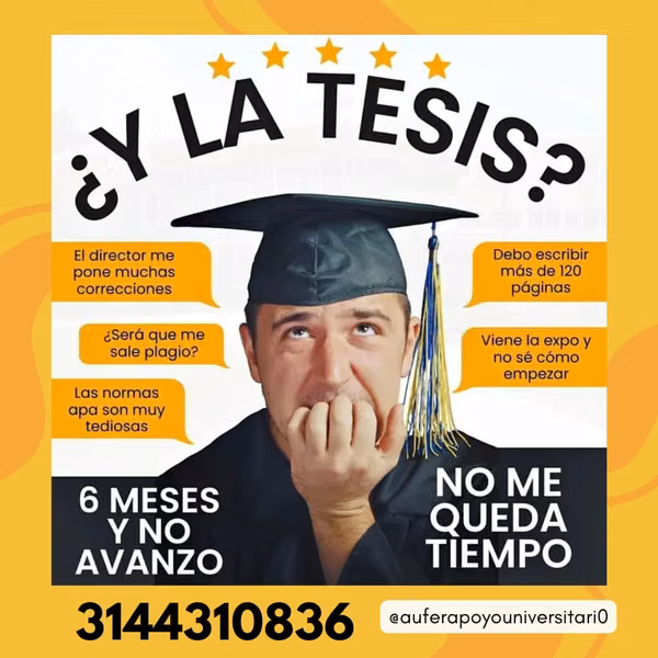 Personas que hacen tesis de grado