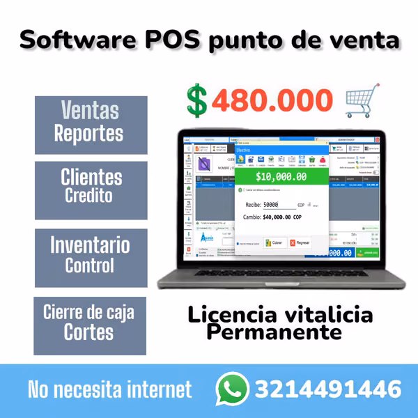 ¡Aprovecha esta Oferta Única de Software POS Vitalicio!