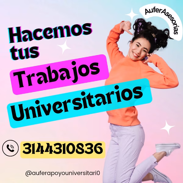 Se hacen trabajos académicos
