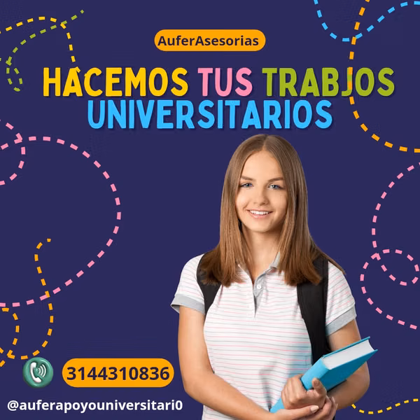 Se hacen trabajos universitarios