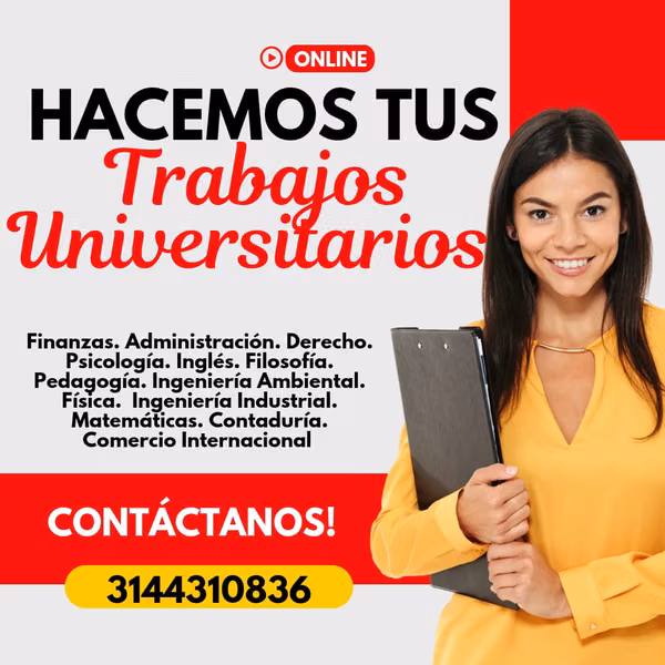 Se hacen trabajos universitarios