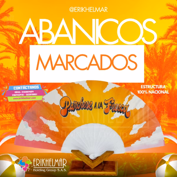 Abanicos personalizados de alta calidad