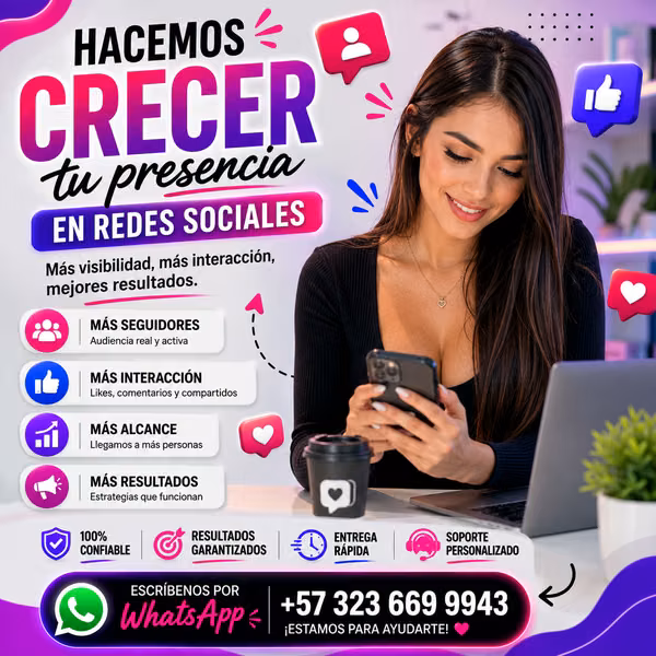 Venta de likes y seguidores para todas las redes sociales