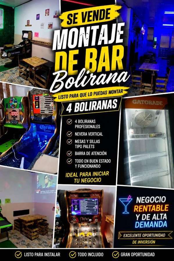 Montaje de bar bolirana