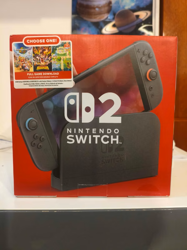 Nintendo Switch 2 nueva con juego