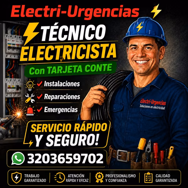 Electricista,Usaquén, santa Ana, Modelia, el Salitre, Villa Luz, Usatama, Colseguros, Armenia, La Magdalena, El Chico.
