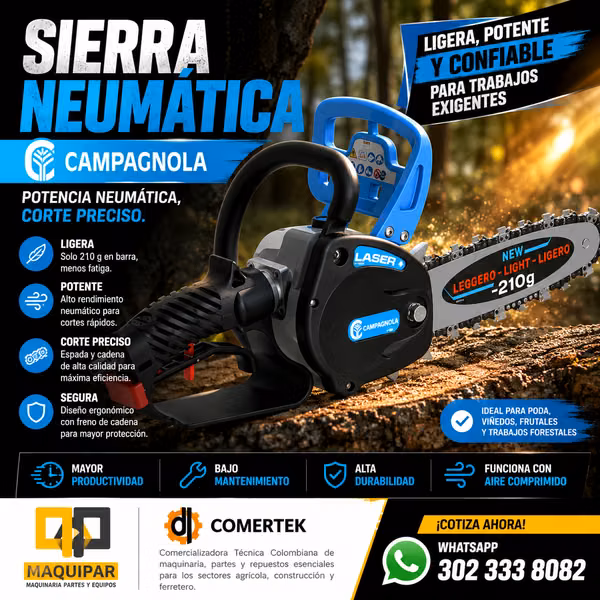 sierra neumatica campagñola, sierra neumatica  mineria , sierra neumatica carbon