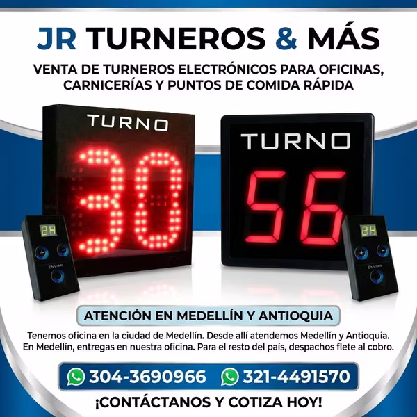 En BOGOTÁ turneros electrónicos