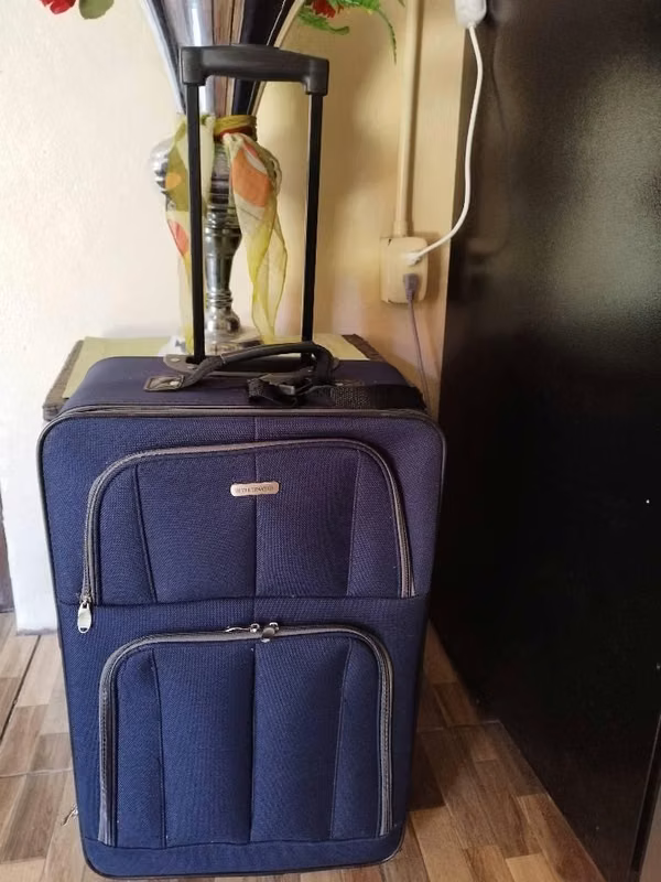 Blue travel case