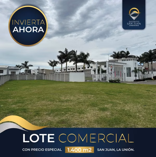 LOTE COMERCIAL CONDOMINIO DISTRITO SAN JUAN, CONCEPCION, LA UNION