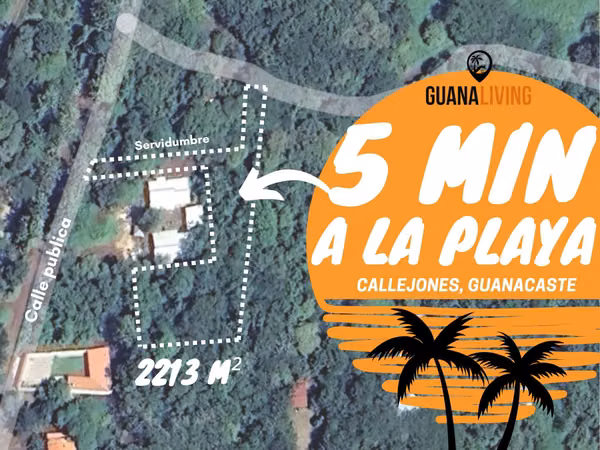 REBAJADO! Lote cerca de Playa Negra con carta de agua