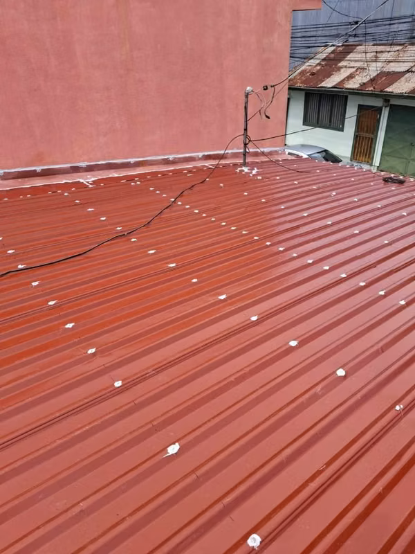 TECHOS, CANOAS Y TODO EN HOJALATERÍA. PINTURA, ELECTRICIDAD, FONTANERÍA Y SOLDADURA.