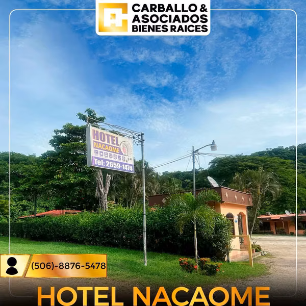 ¡SE VENDE – HOTEL NACAOME EN NICOYA GUANACASTE!  295,000,000 ¡¡NEGOCIABLE!!