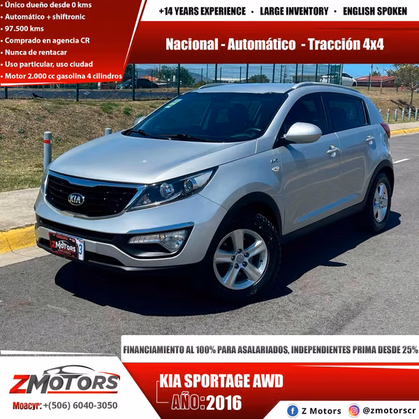 KIA SPORTAGE AWD 2016