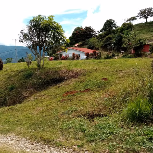 Lote plano con hermosas vistas en las montañas de Turrialba