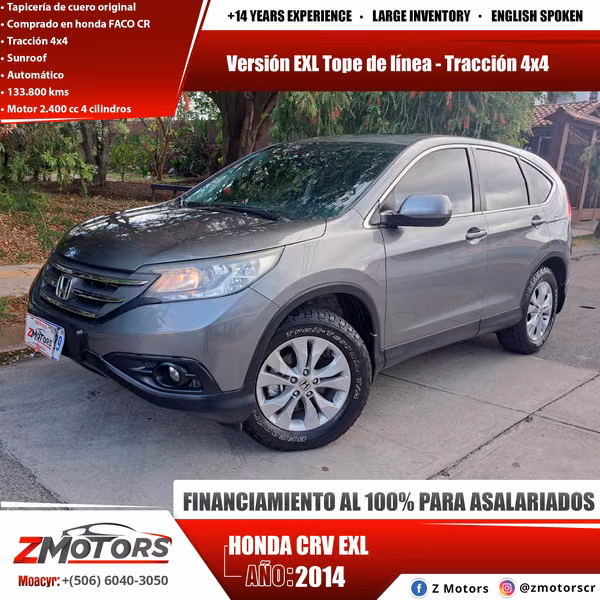 HONDA CRV EXL 2014