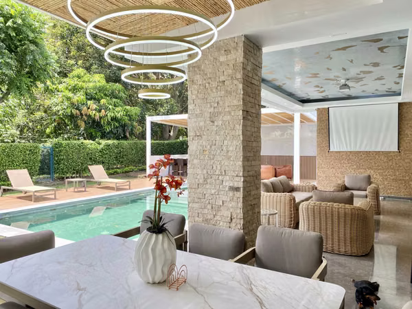La Hacienda Santa Ana, Casa Miami Contemporánea 1 solo nivel y piscina