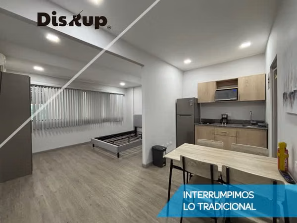 Alquiler Apartamento estudio amueblado. Con servicios. Freses de Curridabat