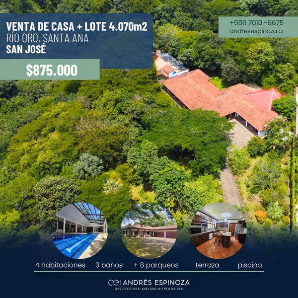 AE ARQUITECTURA | HOUSE + LOT FOR SALE RIO ORO SANTA ANA AE 1238