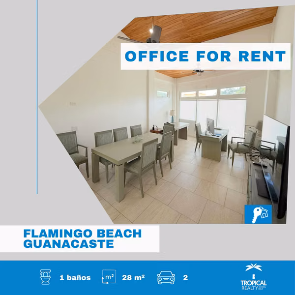 All-Inclusive Executive Office Steps from Marina Flamingo