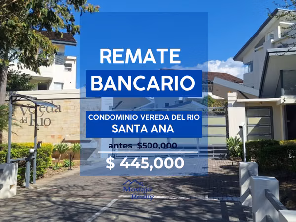 Penthouse en Remate Bancario, Vereda del Río, Santa Ana