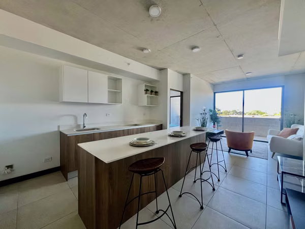 Furnished apartment for rent in a condominium in La Uruca.