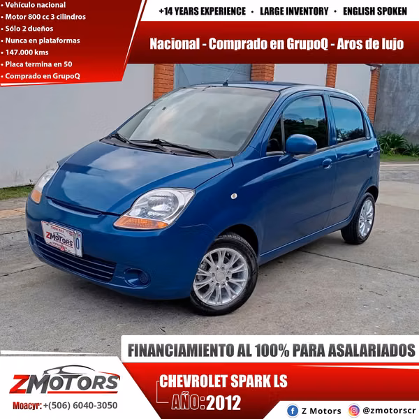 CHEVROLET SPARK LS 2012