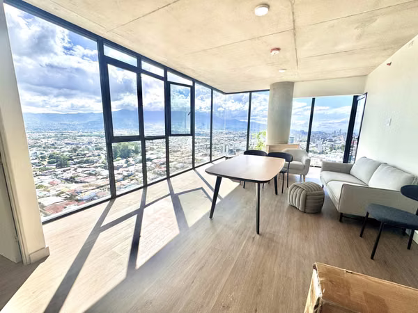 ALQUILER DE APARTAMENTO CON LÍNEA BLANCA EN CONDOMINIO DE 2 HABITACIONES