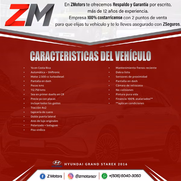 HYUNDAI GRAND STAREX 2016