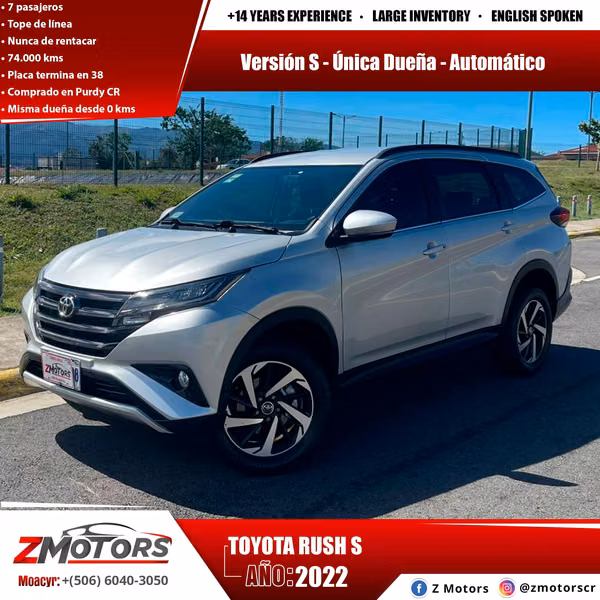 TOYOTA RUSH S 2022