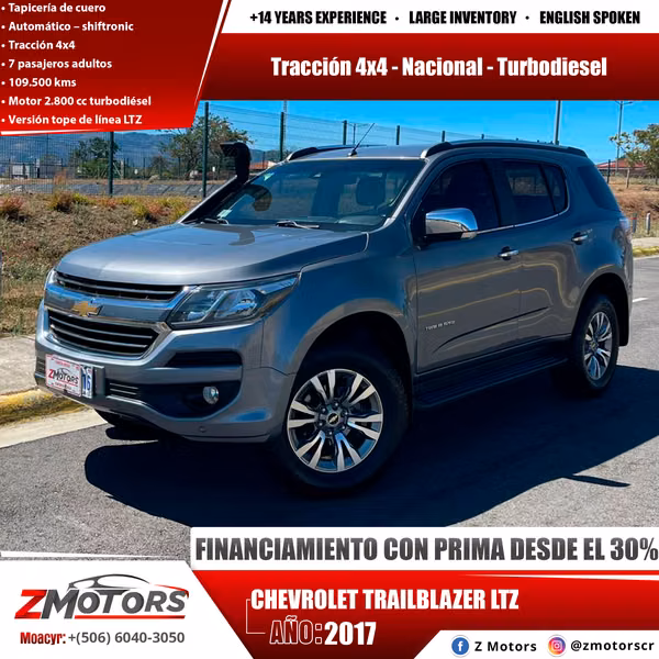 CHEVROLET TRAILBLAZER LTZ 2017