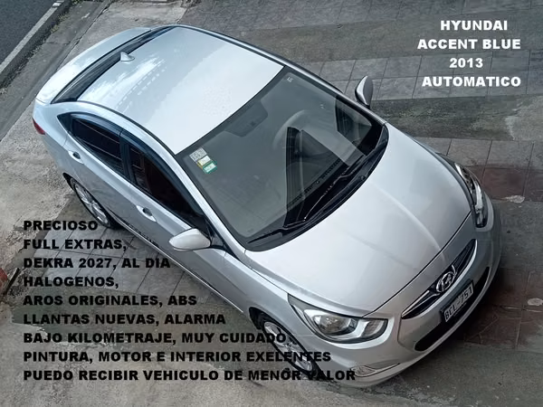 HYUNDAI ACCENT BLUE