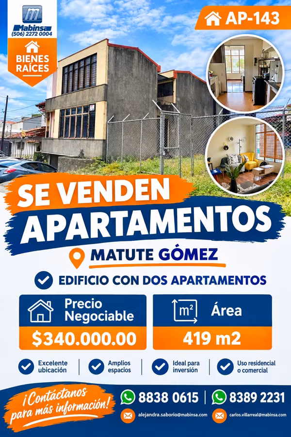 AP-143-124; Building with two apartments for sale. _!