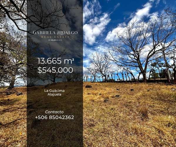 Venta de 1.3 Hectáreas con Bosque y Río en La Guácima