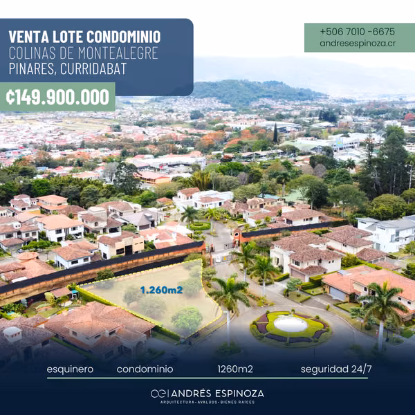 AE ARQUITECTURA | LOT FOR SALE COLINAS DE MONTEALEGRE AE 1264