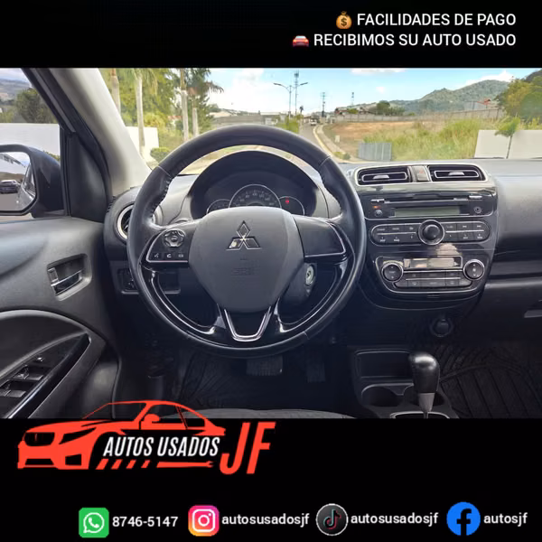 MITSUBISHI MIRAGE 2017 AUTOMÁTICO MOTOR 1.200 CC PAQUETE ELÉCTRICO