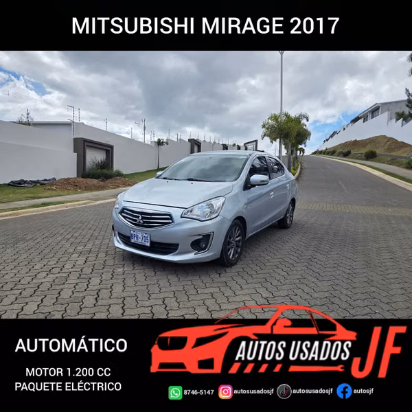MITSUBISHI MIRAGE 2017 AUTOMÁTICO MOTOR 1.200 CC PAQUETE ELÉCTRICO