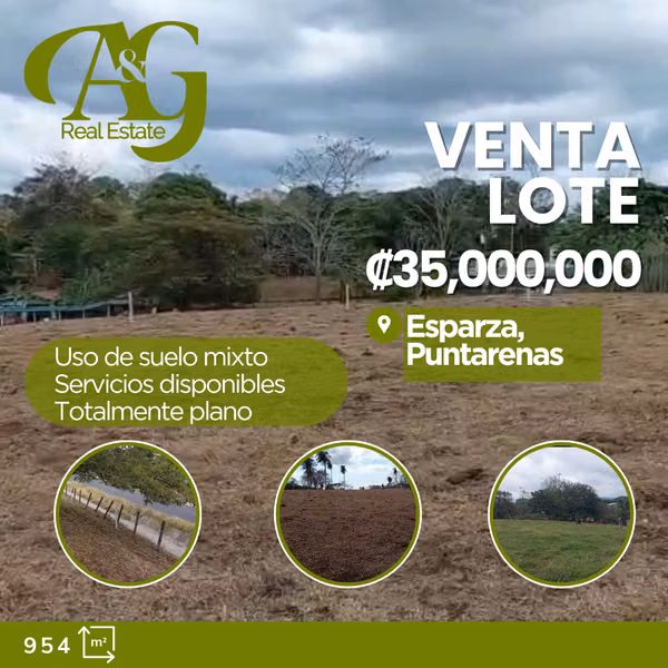 Sale lots San Rafael, Esparza, Puntarenas. VPG133